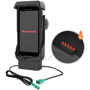 RAM® Powered Dock + USB-A for Honeywell CT40/45/47 - Heated Pins