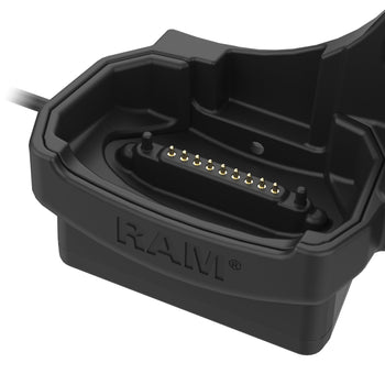 RAM® Locking Powered Dock + USB-A for Zebra MC9400/9300 - Heated Pins