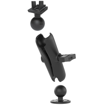 RAM® Double Ball Mount for Lowrance Elite-5 & Elite-7 Ti + More