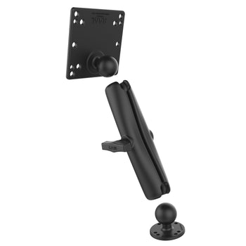 RAM® Double Ball Mount with 100x100mm VESA Plate - C Size Long