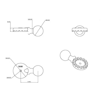 RAM® Ratchet Adapter with Ball