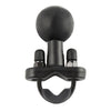 RAM-231ZU:RAM-231ZU_1:RAM® Handlebar U-Bolt Base for Rails 0.5" to 1.25" in Diameter - C Size