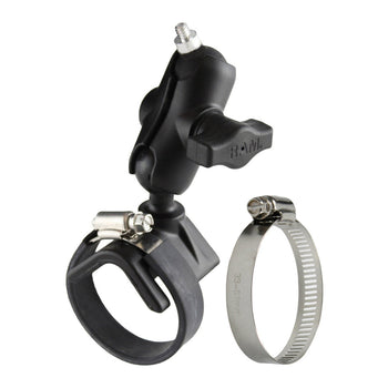 RAM® Strap Hose Clamp Mount with 1/4"-20 Stud