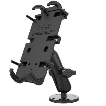 RAM® Quick-Grip™ XL Spring-Loaded Phone Mount with Drill-Down Base