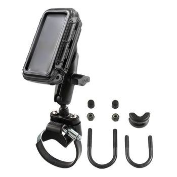 RAM® Aqua Box® ATV/UTV Rail Mount for Small Devices