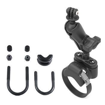 RAM® ATV/UTV Handlebar U-Bolt Mount with Action Camera Adapter