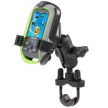 RAM® Handlebar U-Bolt Double Ball Mount for Magellan eXplorist GC + More