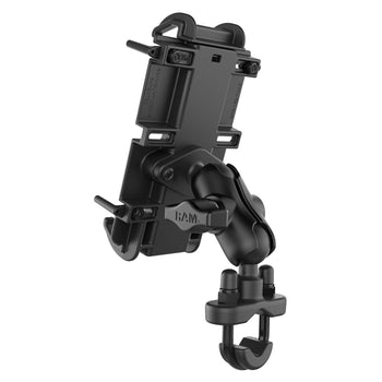 RAM® Quick-Grip™ XL Phone Mount with Handlebar U-Bolt Base - Short