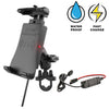 RAM-B-149Z-A-UN14W-V7M-1:RAM-B-149Z-A-UN14W-V7M-1_1:RAM® Quick-Grip™ 15W Waterproof Wireless Charging Handlebar Mount