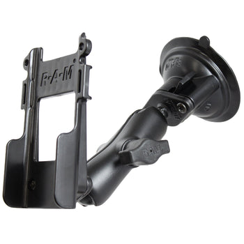 RAM® Twist-Lock™ Suction Cup Mount with Universal Belt Clip Holder