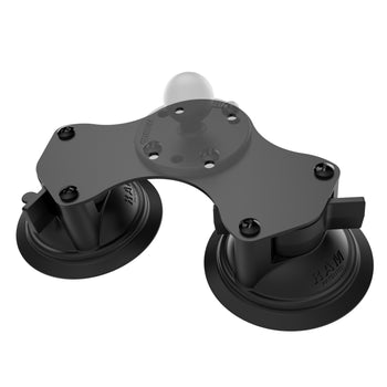 RAM® Twist-Lock™ Dual Suction Cup Base