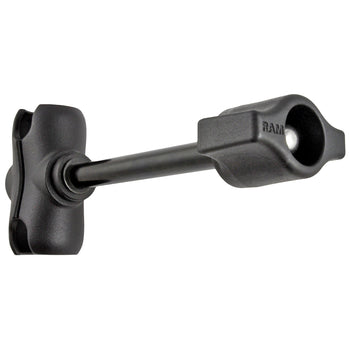 RAM-B-201-A-ALA1-KRU:RAM-B-201-A-ALA1-KRU_1:RAM Double Socket Arm with Retention Knob - B Size Short