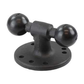 RAM-B-217U:RAM-B-217U_1:RAM Double Ball Adapter with Round Base - B Size