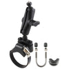 RAM-B-231-2-252025:RAM-B-231-2-252025_1:RAM® ATV/UTV Rail Mount with Tough-Ball™ 1/4"-20 Camera Adapter