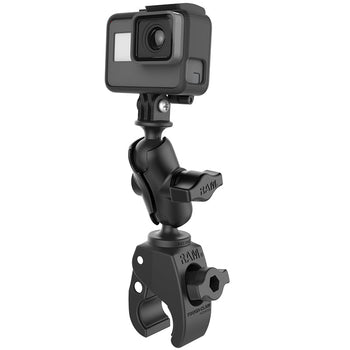 RAM® Tough-Claw™ Clamp Mount with Action Camera Adapter - aluminium