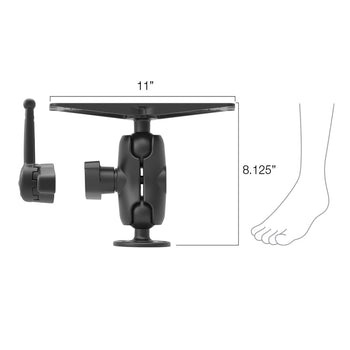 RAM® Large Marine Electronics Mount with RAM® Hi-Torq Wrench - Short