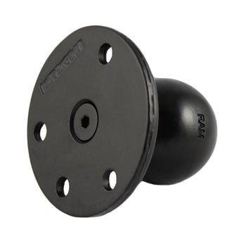 RAM® Large Round Plate with Ball & Steel Reinforced Bolt - D Size