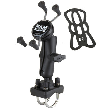 RAM® X-Grip® Phone Mount with Double U-Bolt Base