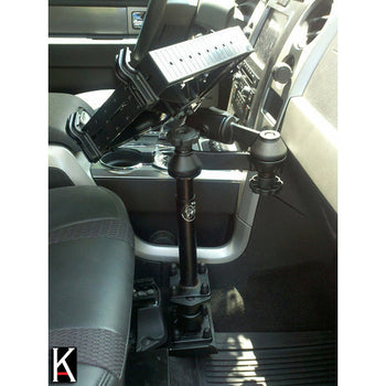 RAM® Laptop Mount with Adjust-A-Pole™ for '04-14 Ford F-150 + More