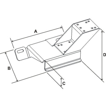 RAM-VB-113:RAM-VB-113_2:RAM No-Drill™ Vehicle Base for '94-12 Ford Ranger + More