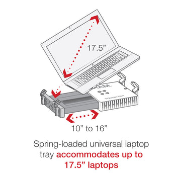 RAM® No-Drill™ Laptop Mount for National Seating Captain's Chair