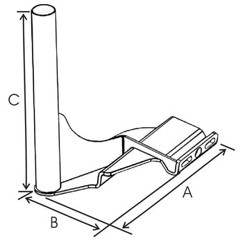 RAM® No-Drill™ Vehicle Base for '98-07 Volkswagen Beetle