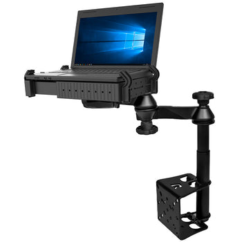 RAM® Vertical 5" Offset Drill-Down Laptop Mount