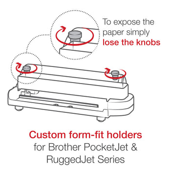 RAM® Form-Fit Printer Holder for Brother PocketJet Series