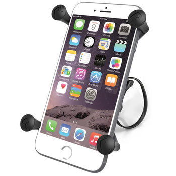 RAM® X-Grip® Large Phone Mount with RAM® EZ-On/Off™ Bicycle Base