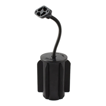 RAP-299-2U:RAP-299-2U_1:RAM-A-CAN™ II Cup Holder Mount with RAM Flex-Arm™ and Diamond Plate