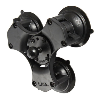 RAP-B-365-224-1U:RAP-B-365-224-1U_1:RAM Twist-Lock™ Triple Suction Cup Ball Base - B Size