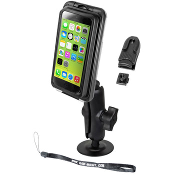 RAM® Aqua Box® Pro 20 iPhone 5 Mount with Flex Adhesive Base