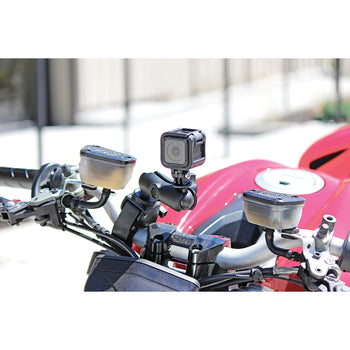 RAM® Tough-Claw™ Double Ball Mount with Universal Action Camera Adapter