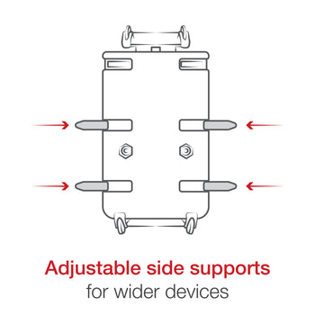 RAM® Quick-Grip™ XL Phone Mount with RAM® Tough-Strap™ Handlebar Base