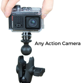 RAM® Ball Adapter for GoPro® Bases with Universal Action Camera Adapter