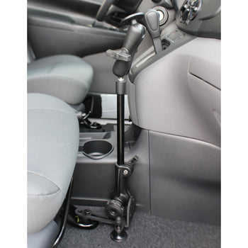 RAM® Pod HD™ Vehicle Mount with 12" aluminium Rod and Round Plate