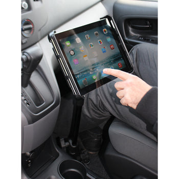 RAM® Pod HD™ Vehicle Mount with 12" aluminium Rod and Round Plate