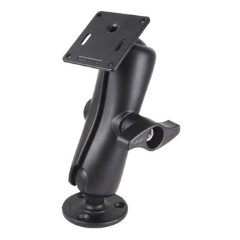 RAM® Double Ball Mount with 75x75mm VESA Plate and Jam Nut - Medium