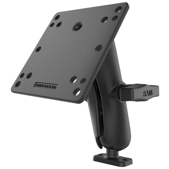 RAM® Double Ball Mount with 1" x 2" Base and 100x100mm VESA Plate