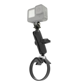 RAM® Strap Clamp Mount with Universal Action Camera Adapter