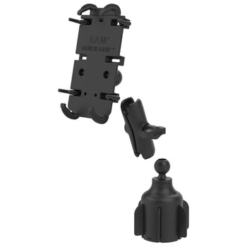 RAP-B-299-4-PD4U:RAP-B-299-4-PD4U_2:RAM X-Grip Phone Mount with Stubby™ Cup Holder Base