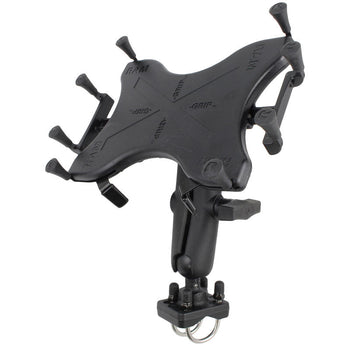 RAM® X-Grip® Mount with Double U-Bolt Base for 9"-11" Tablets