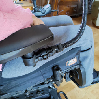 RAM® Tablet Mount for Wheelchairs with Quick Release & Swivel Feature