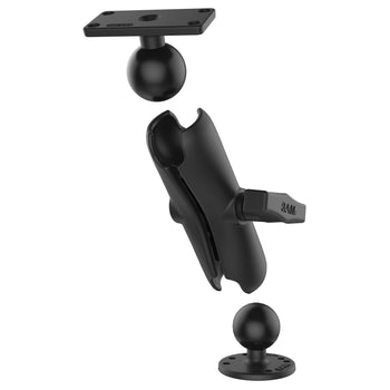 RAM® Drill-Down Double Ball Mount for Humminbird Helix 5 - Medium