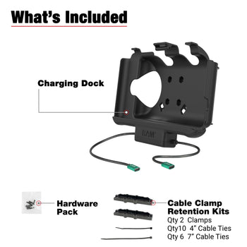 RAM® USB-C Powered Dock + USB-C Data for Samsung Tab Active5 & 3