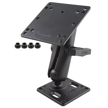 RAM-246-2461U:RAM-246-2461U_1:RAM Double Ball Mount with 75x75mm VESA Plate and 100x100mm VESA Plate