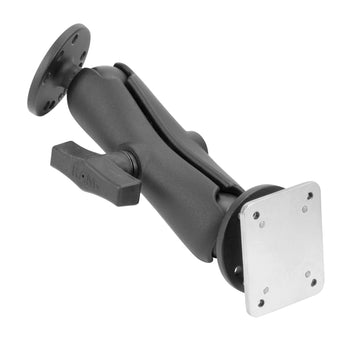 RAM-101-225B2U:RAM-101-225B2U_2:RAM Drill-Down Dashboard Mount with Backing Plate - C Size Medium