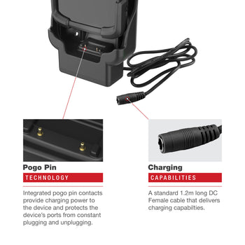 RAM® Form-Fit Powered Dock for Zebra TC73 & TC78