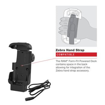 RAM® Form-Fit Powered Dock for Zebra TC73 & TC78