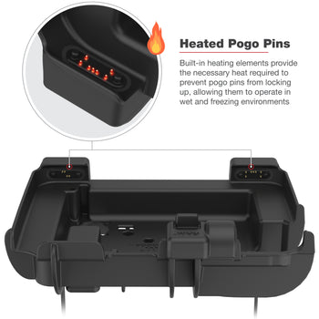 RAM® Powered Locking Dock for Zebra ET6x - Heated Pins